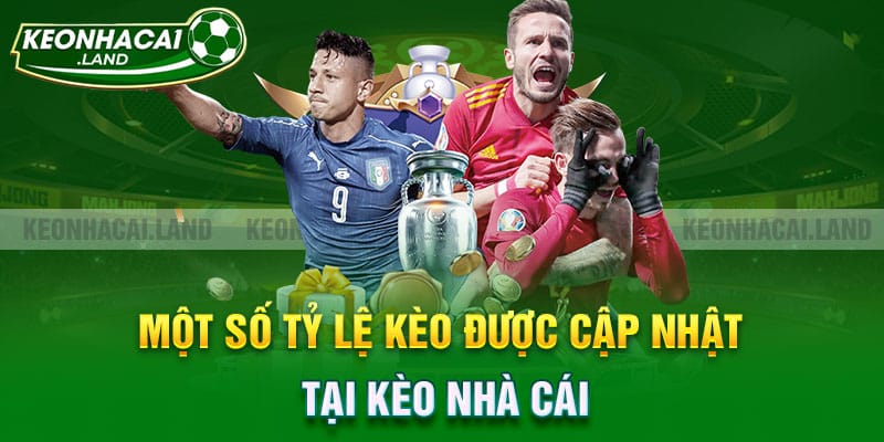 Một số tỷ lệ kèo được cập nhật tại kèo nhà cái